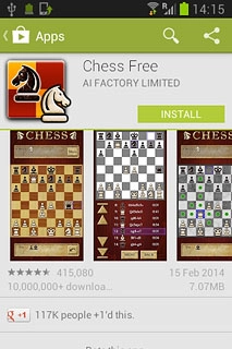 To install a free app:Press INSTALL.