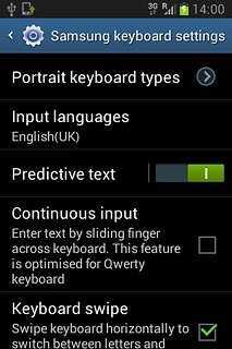 Press Input languages.