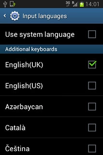 Press the required language to add it.