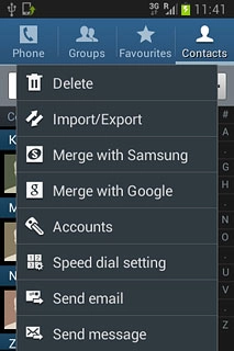 Press Import/Export.