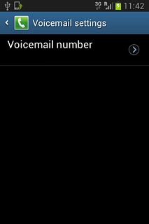 Press Voicemail number.