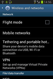 Press Tethering and portable hotspot.