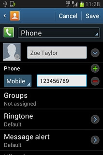 Press the drop down list next to the phone number.