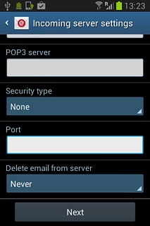 Press the field below 