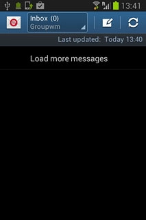 Press the new email message icon.