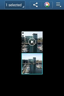 Press the share icon.
