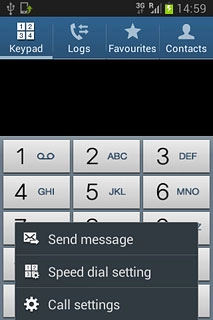 Press Call settings.