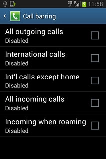 Int'l calls except home