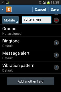 Press Add another field.