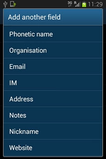 Press Email and key in the required email address.