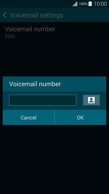 Key in +61414121121 and press OK.