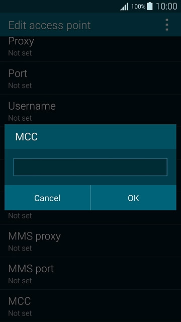 Key in 505 and press OK.