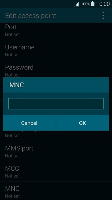 Key in 03 and press OK.
