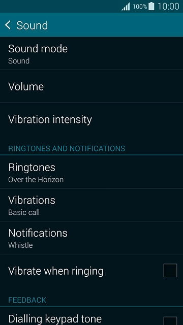 Press Ringtones.