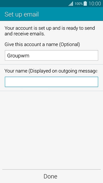 Press the field below 