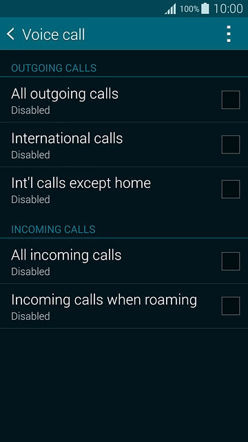 Int'l calls except home