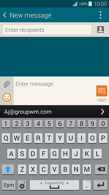 Slide your finger right or left on space to select the required language.