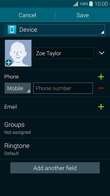 Press Phone number and key in the required phone number.