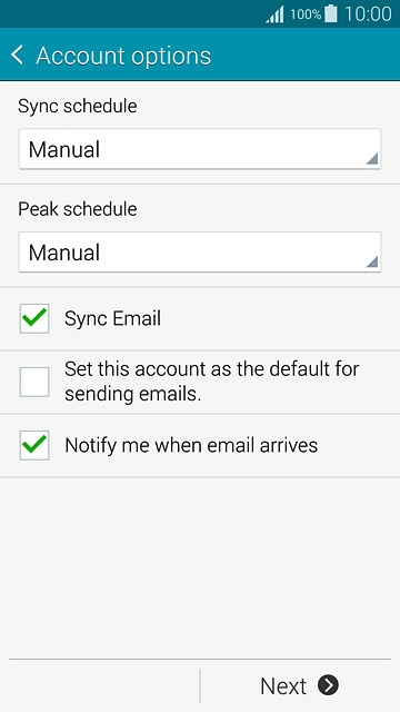 Press the drop down list below 