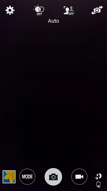 Press the settings icon.