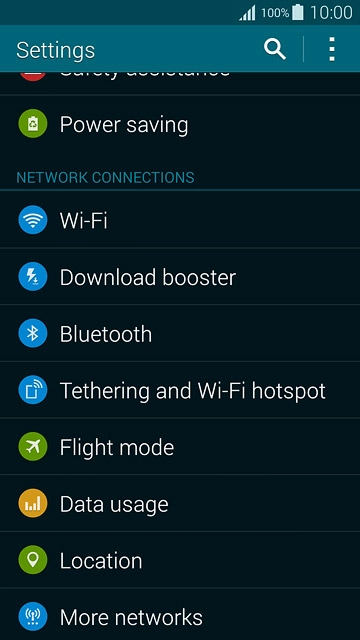 Press More networks.