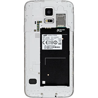 Place your SIM as illustrated next to the SIM holder.