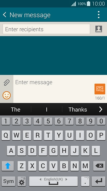 Press and hold the field next to space until a pop-up menu is displayed.
