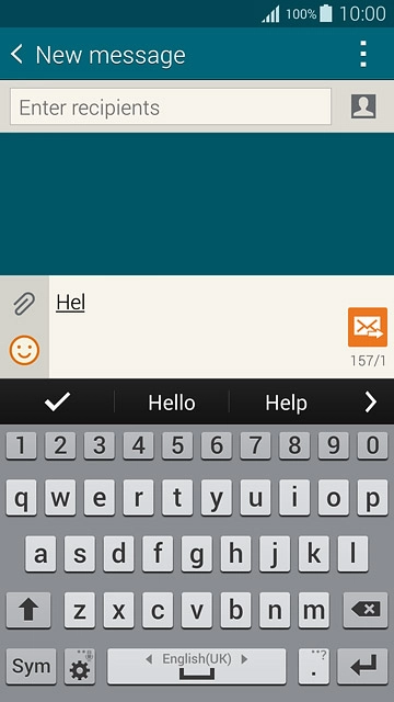 Press arrow right to see more words.