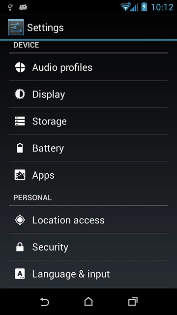 Press Language & input.