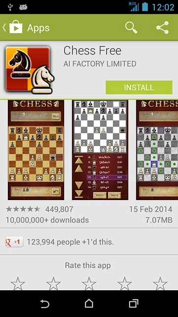 To install a free app:Press INSTALL.