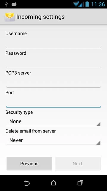 Press the drop down list below 