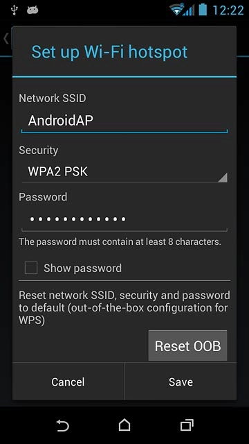 Press the drop down list below 