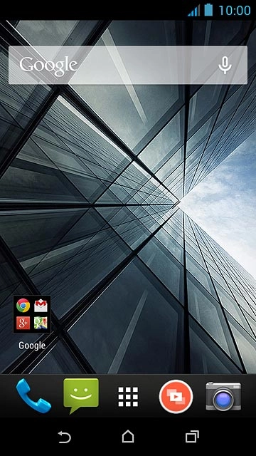 Press the phone icon.