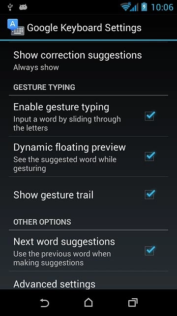 Press Show correction suggestions.