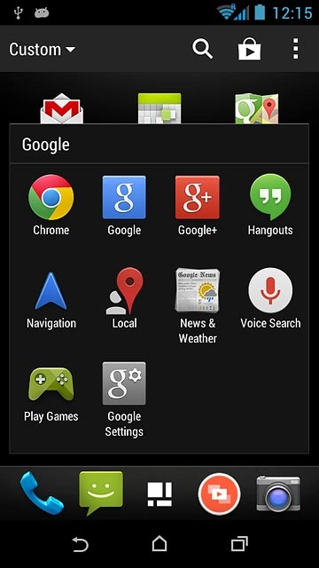 Press Google Settings.