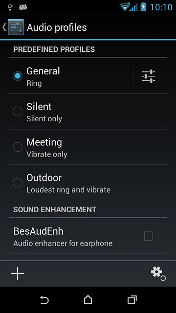 Press the settings icon next to 