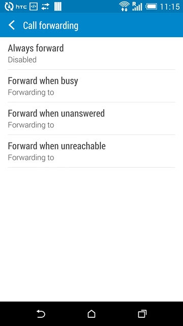Forward when unanswered