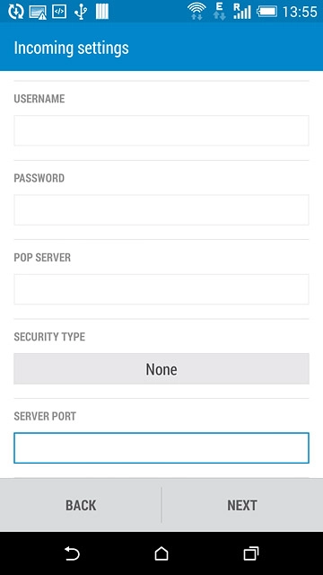 Press the field below 