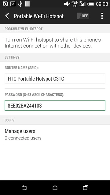 Press the field below 