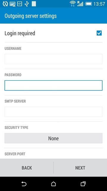 Press the field below 