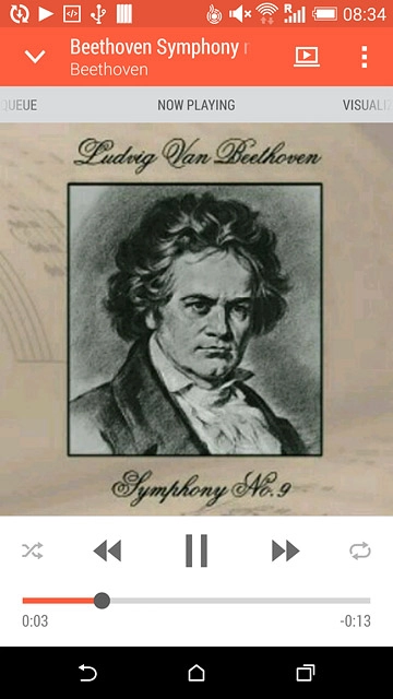 To go to the next audio file:Press arrow right.