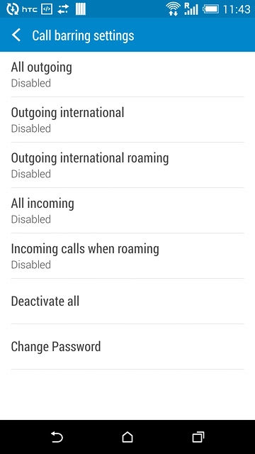 Outgoing international