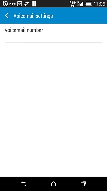 Press Voicemail number.