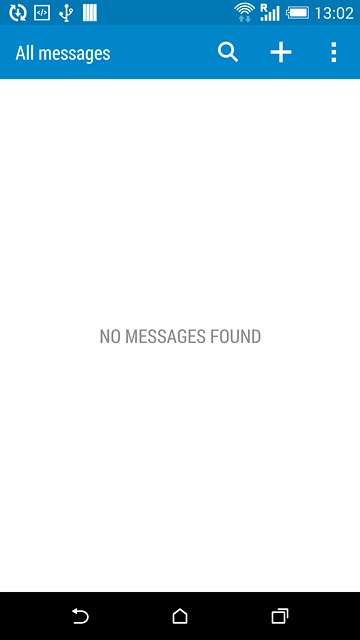 Press the new message icon.