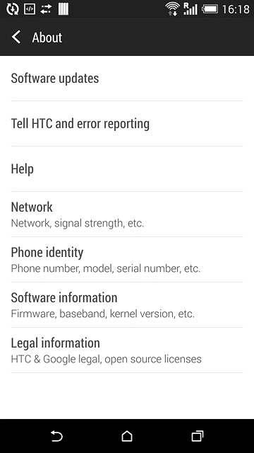 Press Software updates.