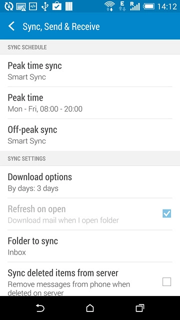 Press Peak time sync.