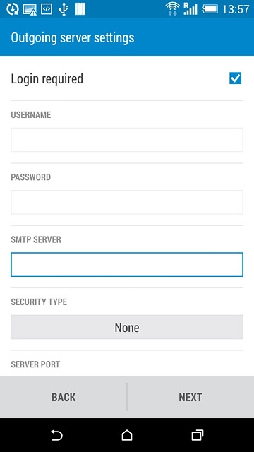 Press the field below 