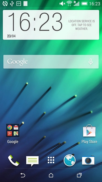 Press the camera icon.