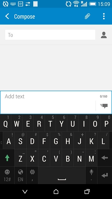 Press and hold the settings icon.