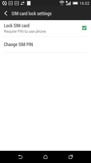 Press the home icon to return to the home screen.